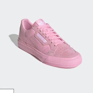 Adidas Continental Vulc Women’s Pink Low-Top Suede Sneakers